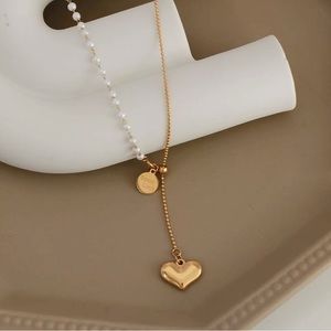 18k Gold Plated Mismatched pearl Necklaces